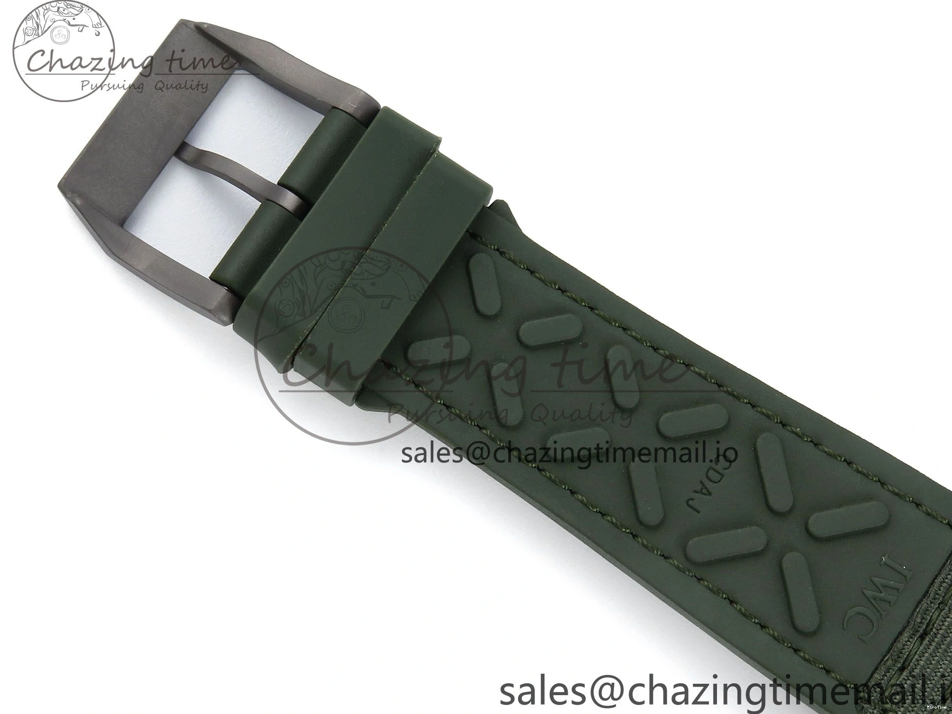 MIROTIME 0515 Big Pilot IW329802 M+F 1:1 Best Edition Green Dial on Green Nylon Strap MY Unique 7002